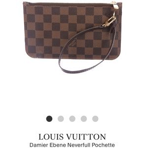 Damier Ebene Pouche from Neverfull